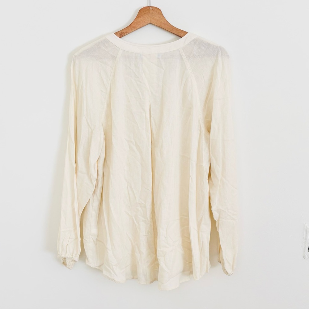 Antonio Melani Linen Blouse in Cream - Picture 2 of 3
